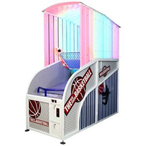 Basketball-interaktives-Indoor-Spiel, bunter Basketball-Automat für Spielhallen.